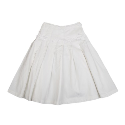 COMME des GARCONS エステルグローブ編みプリーツスカート