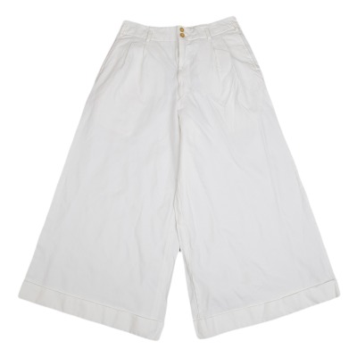 COMME des GARCONS エステル裾ダブルワイドパンツ