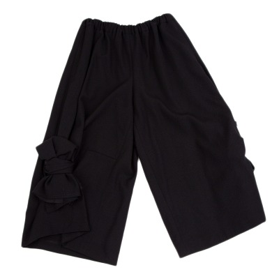 COMME des GARCONS オールドギャバリボンワイドクロップドパンツ