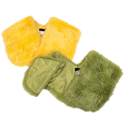 COMME des GARCONS キュプラギャザーフェイクファーショール