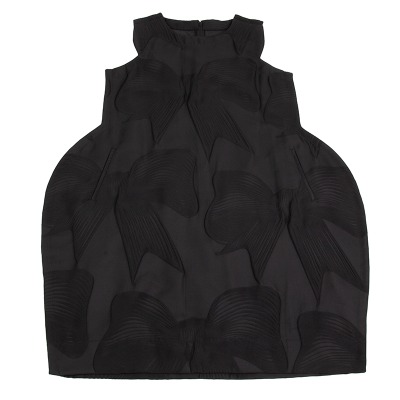 COMME des GARCONS リボンエンボス二次元デザインワンピース
