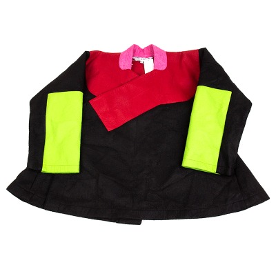 COMME des GARCONS パネル切替フェルトチャイナジャケット