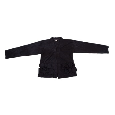 COMME des GARCONS ムラ染めジャージーホック留めカーディガン