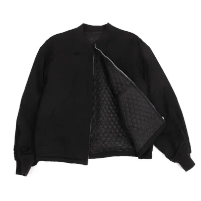 COMME des GARCONS HOMME 裏キルティングウールギャバリバーシブルボンバージャケット