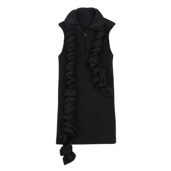 ISSEY MIYAKE FETE プリーツねじりデザインノースリーブトップス