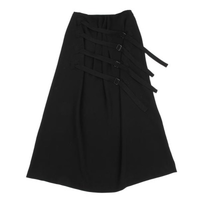 Jean Paul GAULTIER FEMME ベルテットシャドーストライプロングスカート