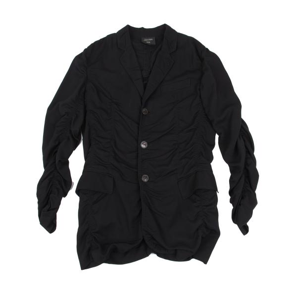 Jean Paul GAULTIER HOMME ウールレーヨンパッカリングジャケット