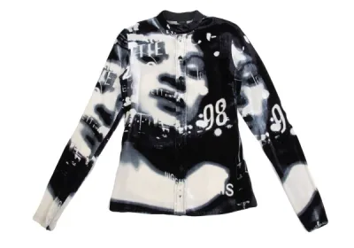 Jean Paul GAULTIER FEMME グラフィックフェイスベルベットセットアップ