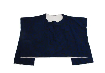 COMME des GARCONS ボタニカルフロッキーハーフラップデザイントップス