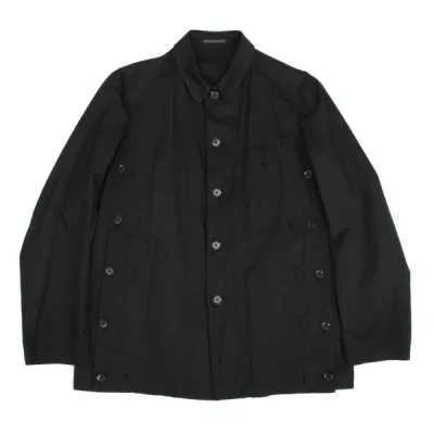 Yohji Yamamoto POUR HOMME 製品染めサイドボタンデザインジャケット