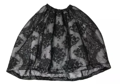 COMME des GARCONS 花柄レース中綿ボリュームスカート