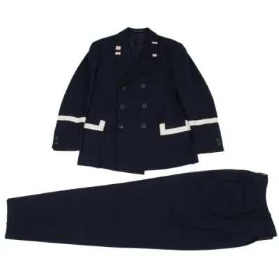 Yohji Yamamoto POUR HOMME テーピングウールダブルジャケットセットアップ