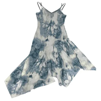 Jean Paul GAULTIER FEMME フローラルプリントアシンメトリーパワーネットキャミワンピース