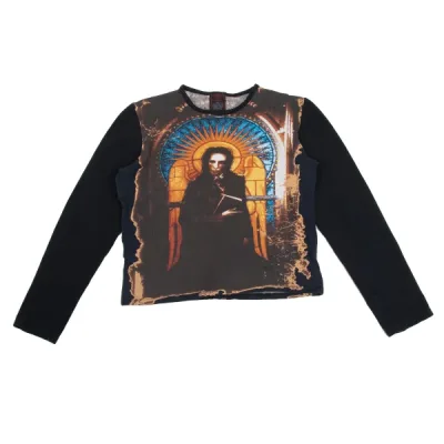 Jean Paul GAULTIER CLASSIQUE マリリンマンソンプリントストレッチカットソー