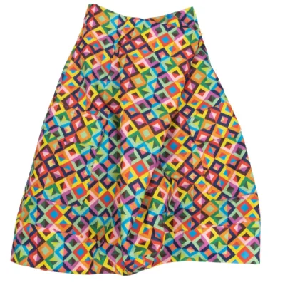 COMME des GARCONS カラフル幾何学プリントポリスカート