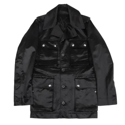 Yves Saint Laurent rive gauche コットンボックスフラップポケットデザインジャケット