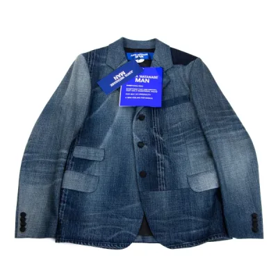 JUNYA WATANABE MAN 裏メッシュデニムテーラードジャケット