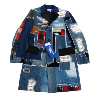 JUNYA WATANABE MAN パッチワークデニムコート