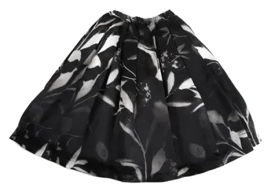 COMME des GARCONS COMME des GARCONS シルクフラワープリントチュールレイヤードスカート