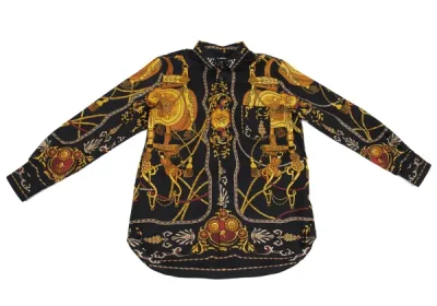 JUNYA WATANABE スカーフプリントブラウス