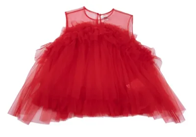 noir kei ninomiya チュールサスペンダークリップレイヤードノースリーブトップス