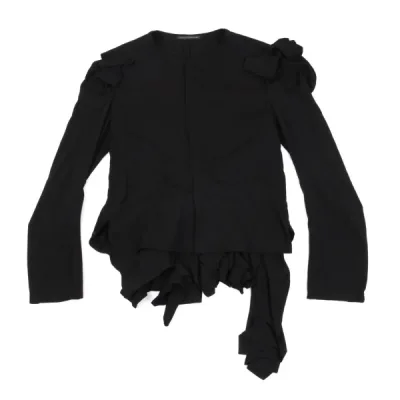 Yohji Yamamoto FEMME レーヨンフォールドデザインジャケット