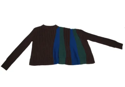 sacai パネル切替アシンメトリーニットセーター