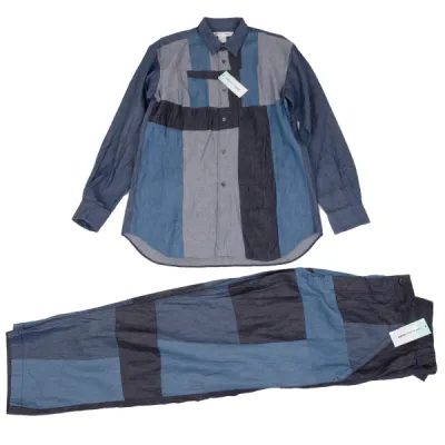 COMME des GARCONS SHIRT パッチワークデニムセットアップ