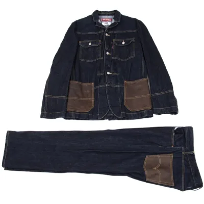 eye JUNYA WATANABE MAN×Levi's レザーパッチポケットデニムセットアップ