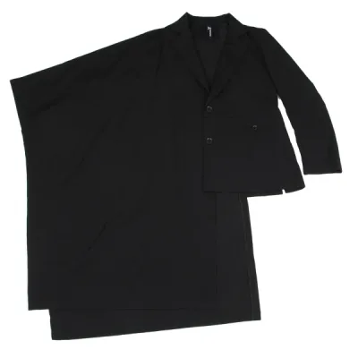 Ground Y ウールアシンメトリーケープジャケット