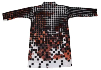ISSEY MIYAKE ブロックペーストグラフィックシャツジャケット