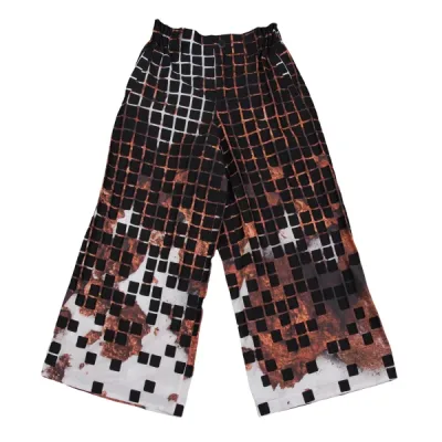 ISSEY MIYAKE ブロックペーストグラフィックワイドパンツ