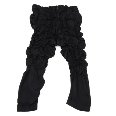 COMME des GARCONS HOMME PLUS シャドーストライプシャーリングデザインクロップドパンツ