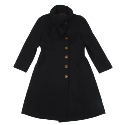 Vivienne Westwood Red Label アンゴラ混裏オーブジャガードビッグカラーコート