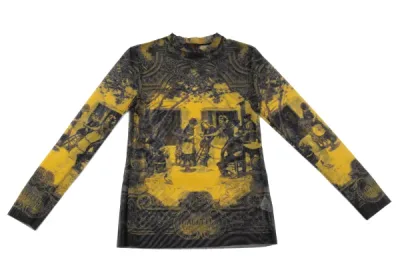 Jean Paul GAULTIER CLASSIQUE ガーデンプリントパワーネットカットソー