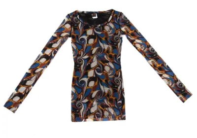 Jean Paul GAULTIER SOLEIL サイケプリントパワーネットカットソー