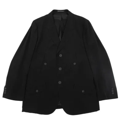 Yohji Yamamoto POUR HOMME クレープデシンポケットデザイン3Bジャケット