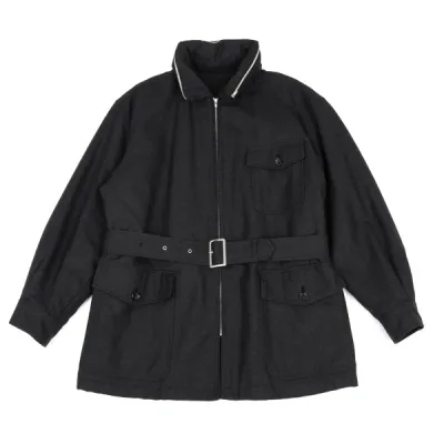 COMME des GARCONS HOMME ウールパッカブルフーデッド中綿ジャケット