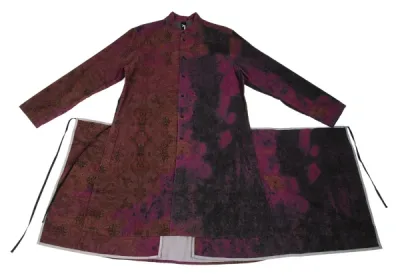 Ground Y サイケプリントコーデュロイロングシャツ