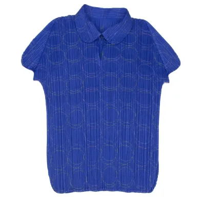 PLEATS PLEASE ドット刺繍デザインセットアップ