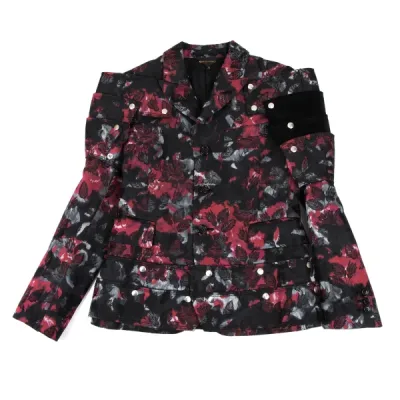 COMME des GARCONS ボタニカルジャガード甲冑ジャケット