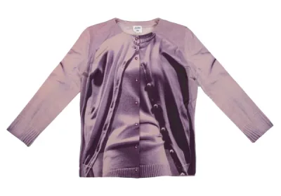 Jean Paul GAULTIER MAILLE FEMME ニットトロンプルイユストレッチカーディガン