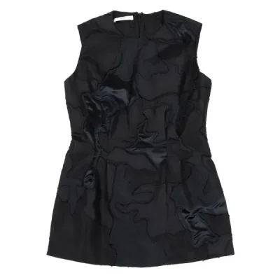 PRADA シルクウールパッチワークノースリーブ