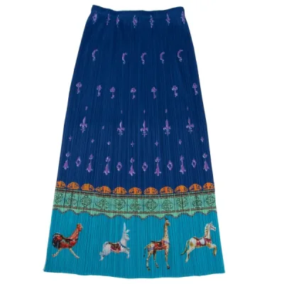 PLEATS PLEASE メルヘンプリントスカート