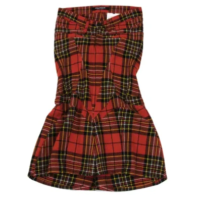 JUNYA WATANABE COMME des GARCONS アクリル混タータンチェック切替スカート