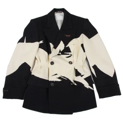 Maison Martin Margiela ダーツデザイングラデーションダブルジャケット