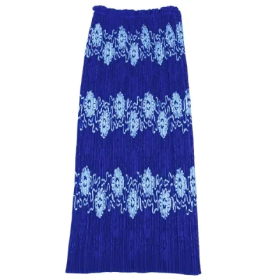 PLEATS PLEASE フローラルテーピングメッシュスカート