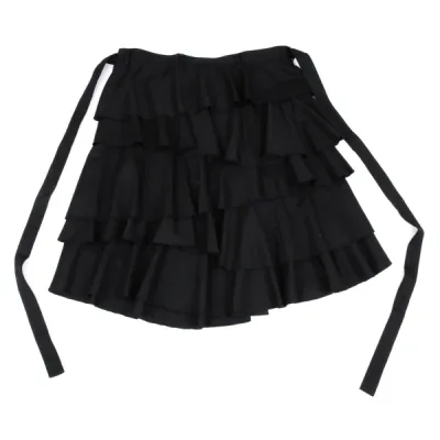 BLACK COMME des GARCONS ウールティアードラップスカート