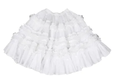 COMME des GARCONS コットンチュールフリルスカート