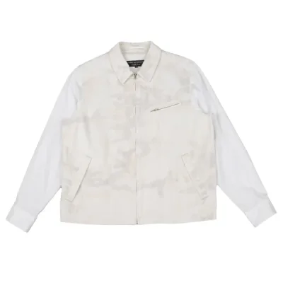 COMME des GARCONS HOMME PLUS シャツ切替カモフラジップブルゾン